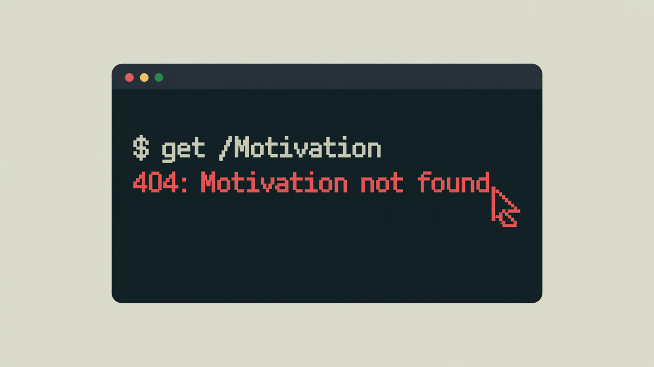 404: Motivation Not Found