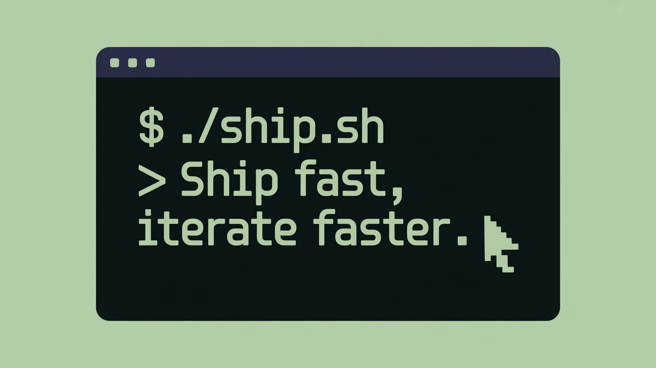 Ship Fast, Iterate Faster